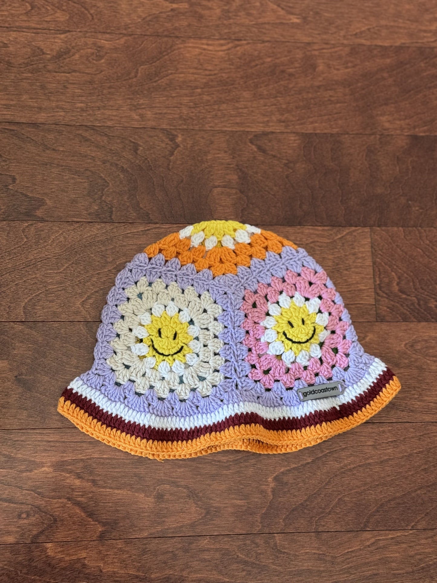 Smiley Face Crochet Hat