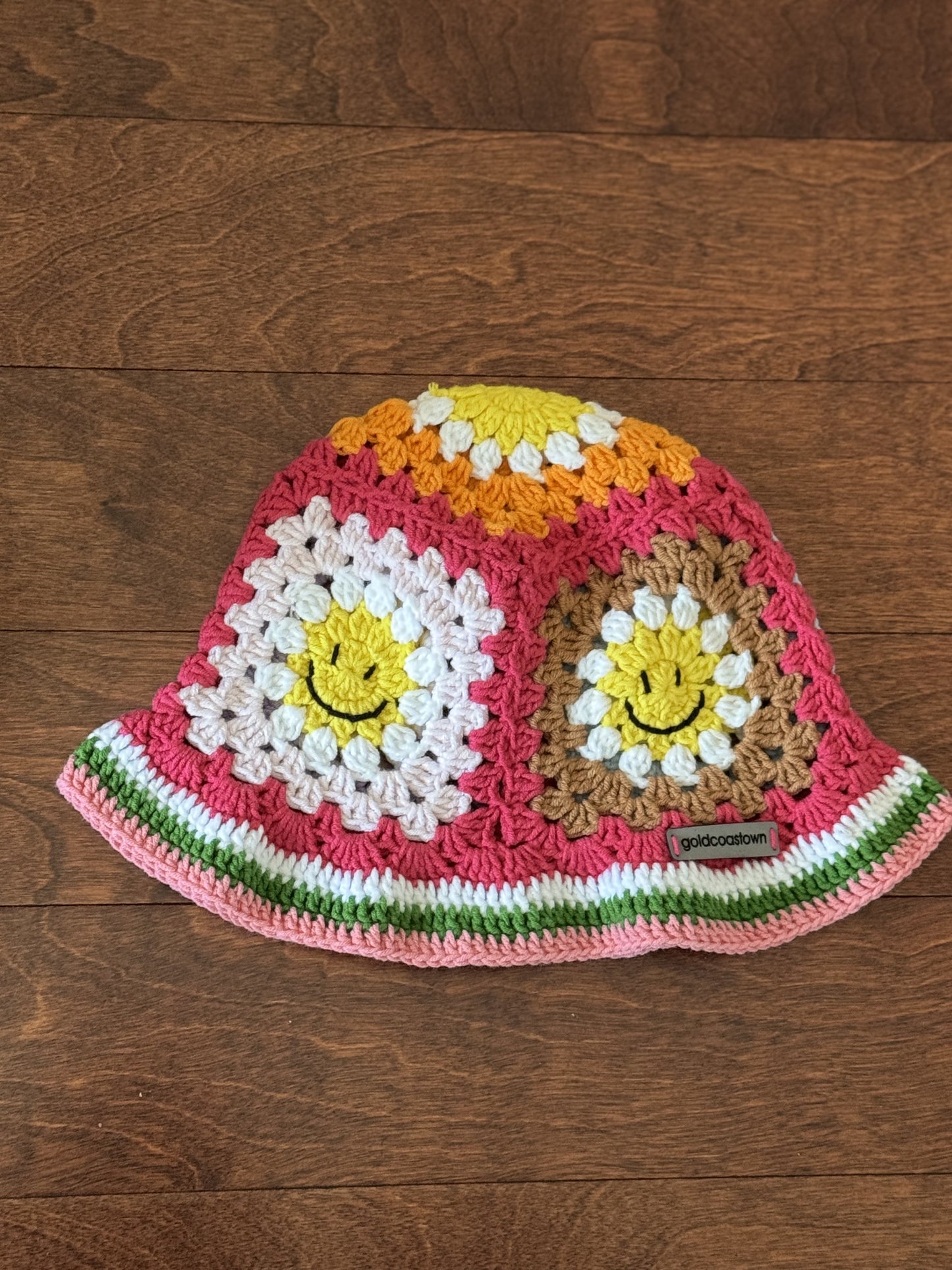 Smiley Face Crochet Hat