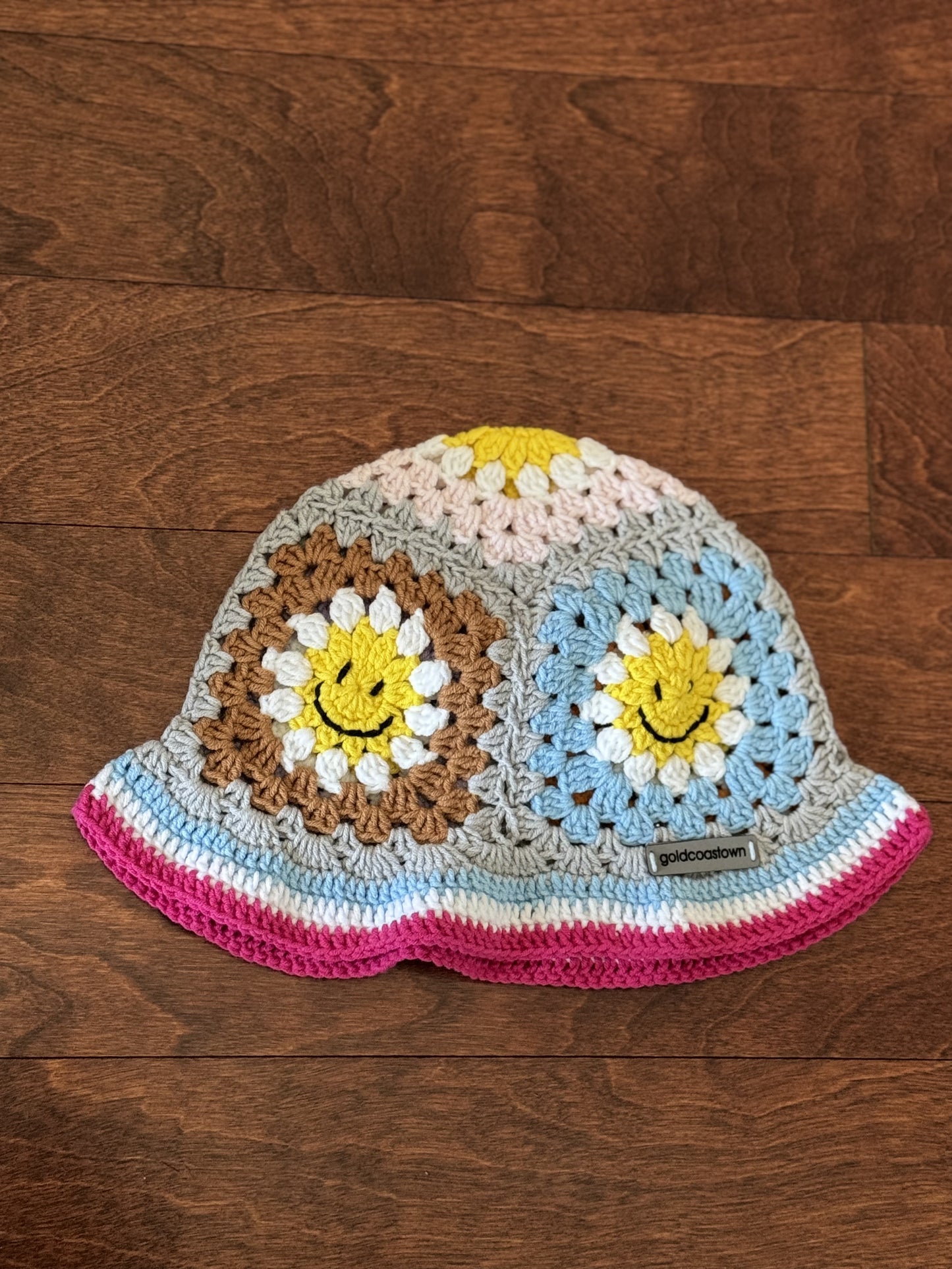 Smiley Face Crochet Hat